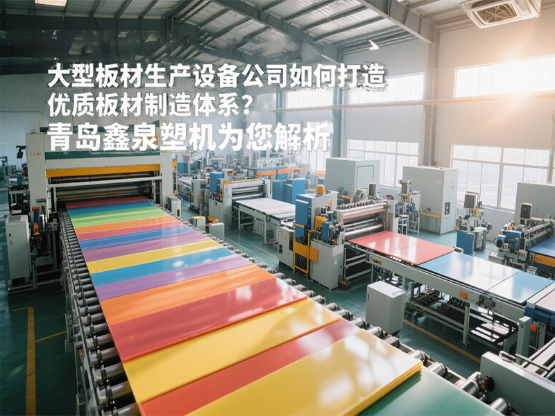大型板材生產(chǎn)設(shè)備公司如何打造優(yōu)質(zhì)板材制造體系？青島鑫泉塑機(jī)為您解析