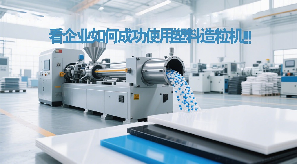 看企業(yè)如何成功使用塑料造粒機(jī)！?。? class=