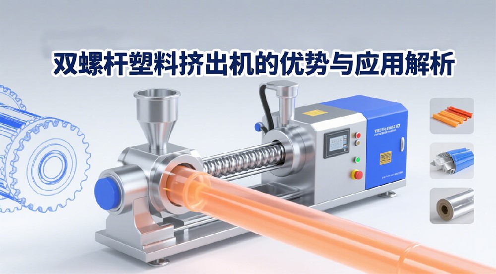 雙螺桿塑料擠出機(jī)的優(yōu)勢與應(yīng)用解析