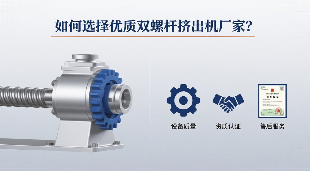 如何選擇優(yōu)質(zhì)雙螺桿擠出機(jī)廠家？