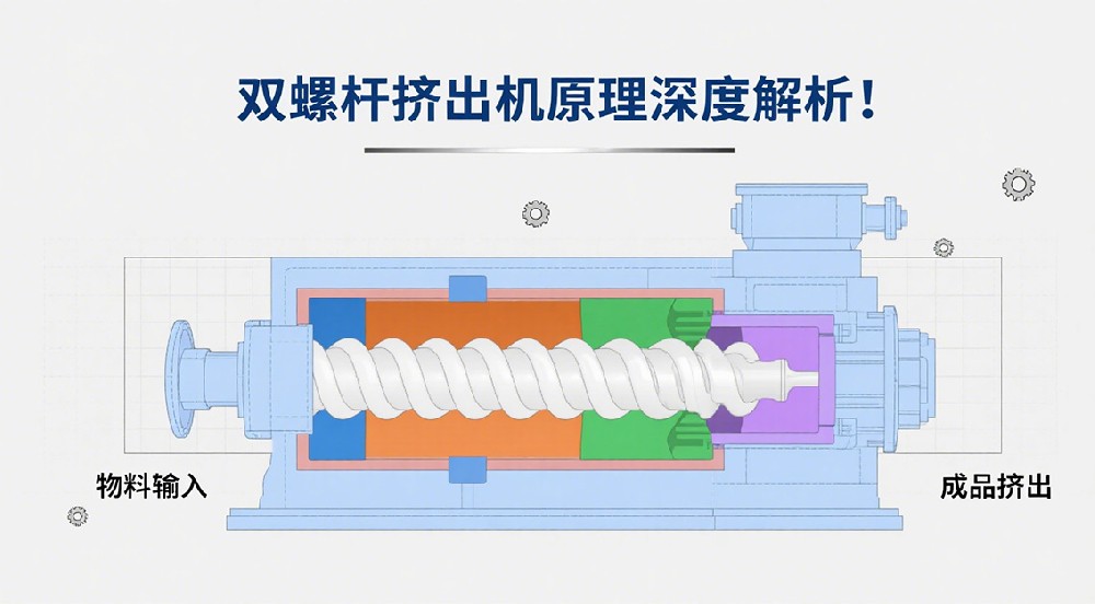 雙螺桿擠出機(jī)原理深度解析！