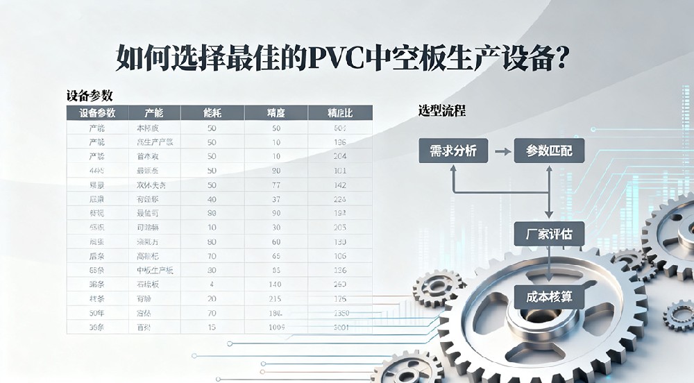 如何選擇最佳的PVC中空板生產(chǎn)設(shè)備？