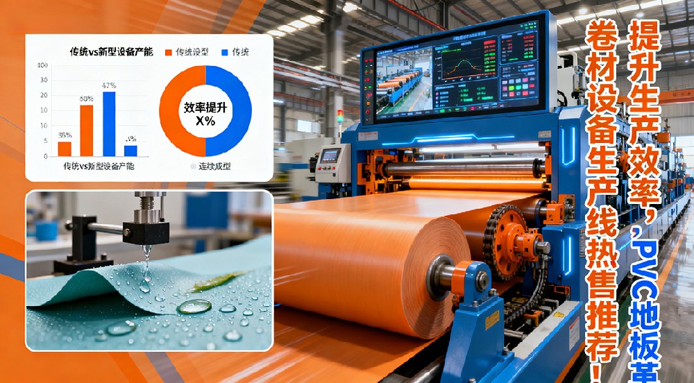 提升生產(chǎn)效率，PVC地板革防水卷材設(shè)備生產(chǎn)線搶購(gòu)中！