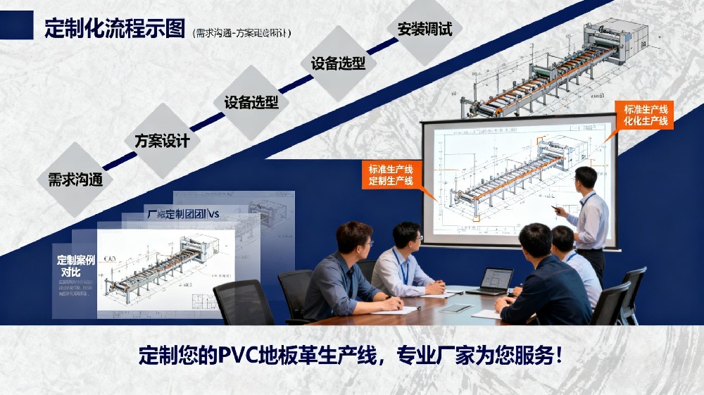 定制您的PVC地板革生產(chǎn)線，專業(yè)廠家為您服務(wù)！
